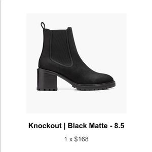 Thursday Boot Company Knockout Black Matte All-Weather Leather Boots / Booties